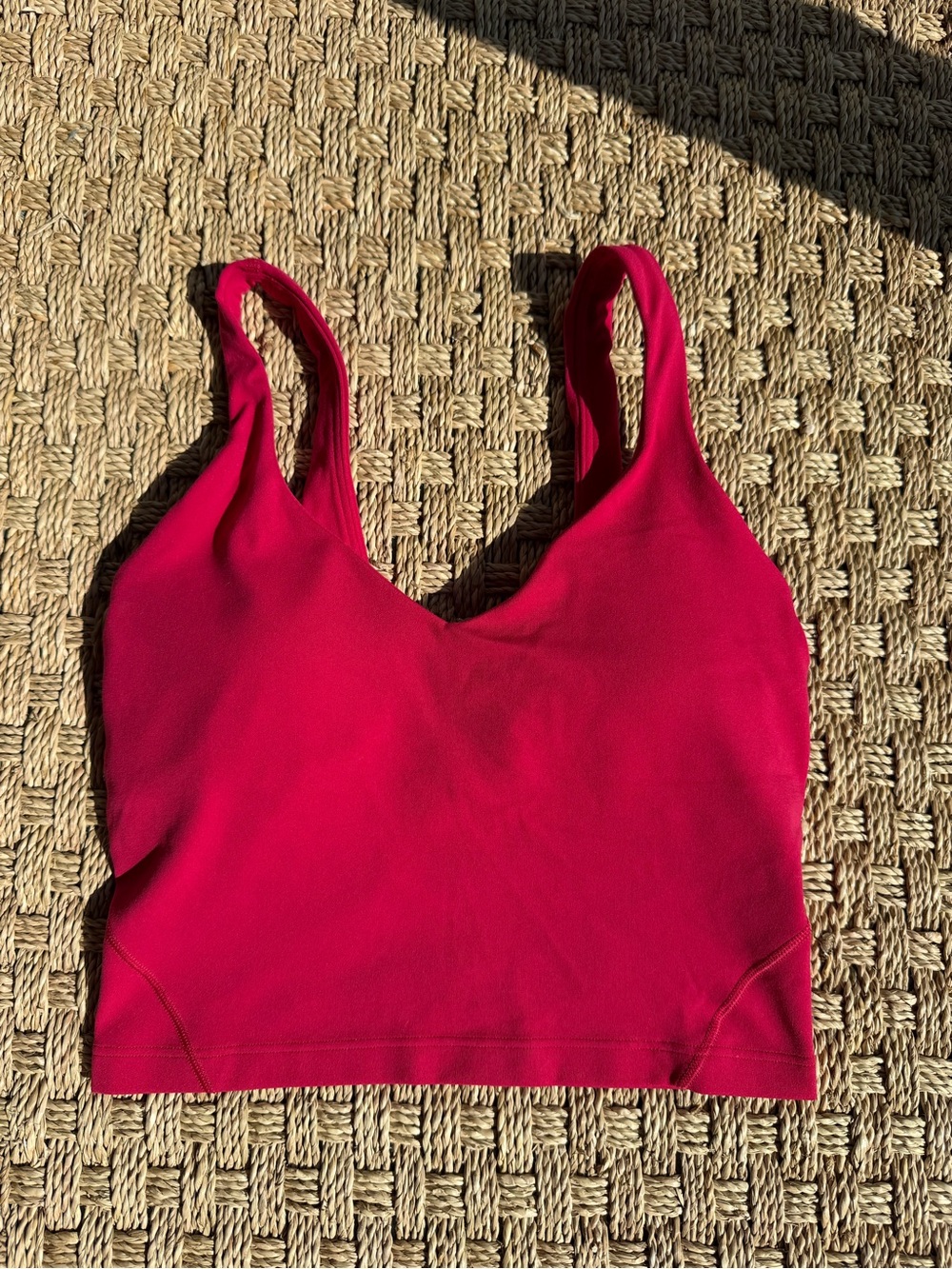 Lululemon Align Tank Top in Shade — Pomegranate